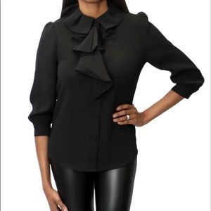 Lux Ruffle Blouse